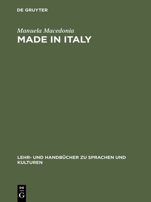 cover image of Made in Italy